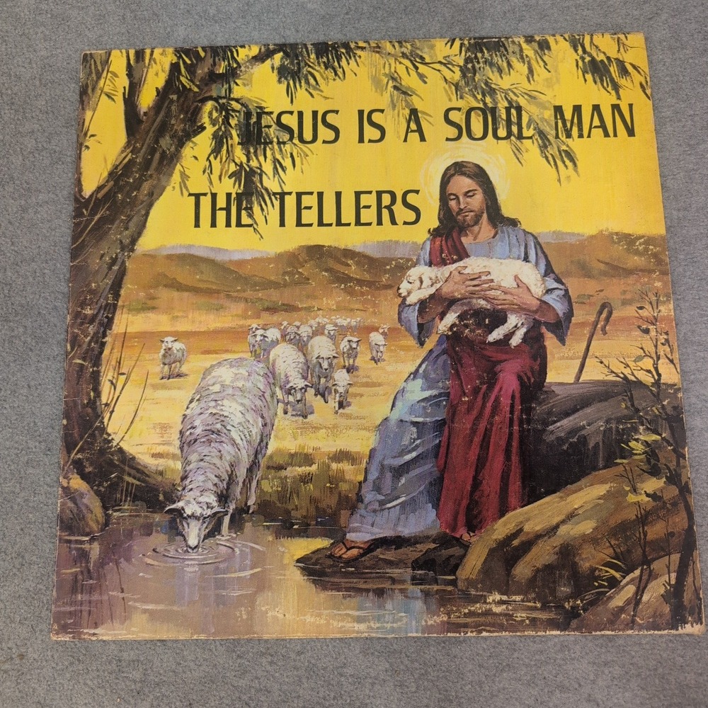 The Tellers Jesus Is A Soul Man Vinyl LP Prestige Productions Records Gospel VG-